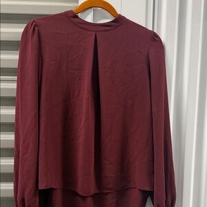 Atmosphere Deep Burgundy Top